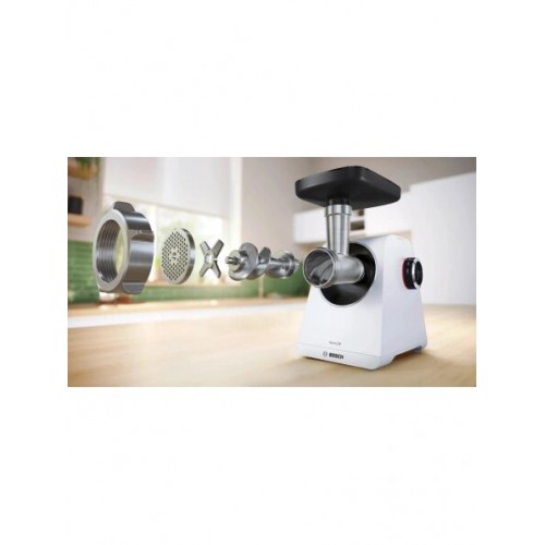 Мясорубка Bosch MFWS609W (белый/черный) 9