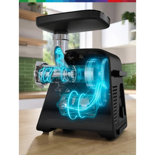 Мясорубка Bosch MFWS640B (черный) 9