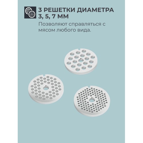 Мясорубка Candy CG-102 (черный) 6