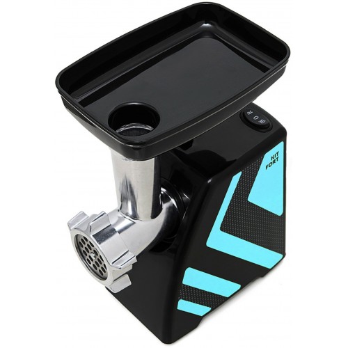 Мясорубка Kitfort KT-2101-1 (черный/голубой) 5