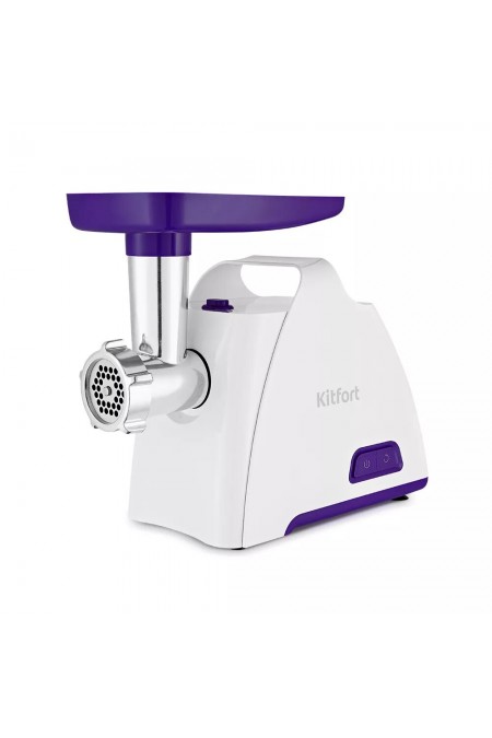 Мясорубка Kitfort КТ-2112-1 (белый/синий) 