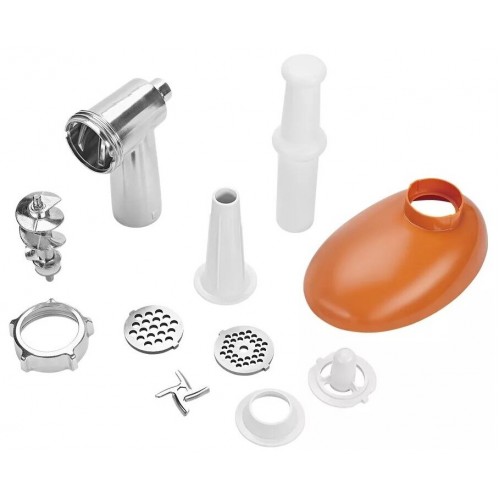 Мясорубка Kitfort КТ-2113-1 (белый/оранжевый) 1