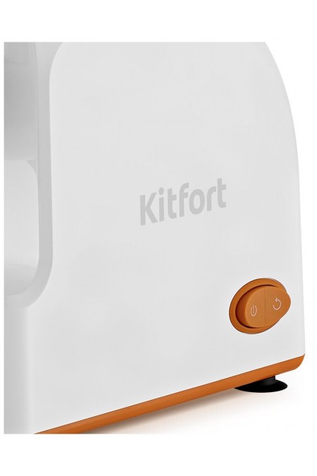 Мясорубка Kitfort КТ-2113-1 (белый/оранжевый) 1