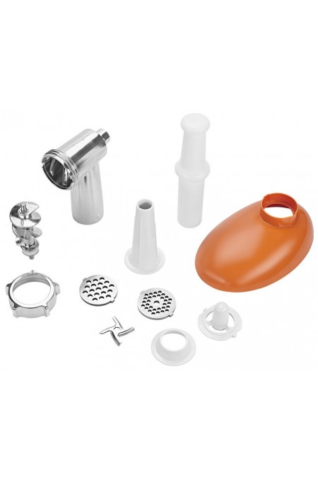 Мясорубка Kitfort КТ-2113-1 (белый/оранжевый) 2