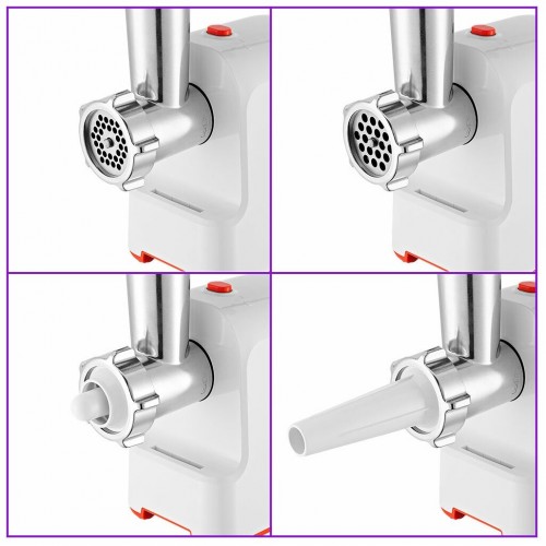 Мясорубка Kitfort КТ-2113-3 (белый/красный) 