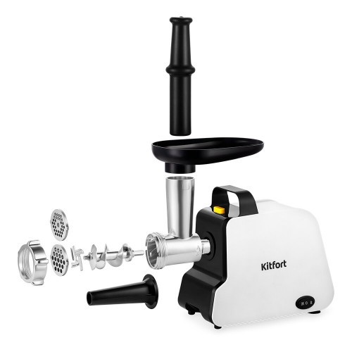 Мясорубка Kitfort КТ-2117 (белый/черный) 1