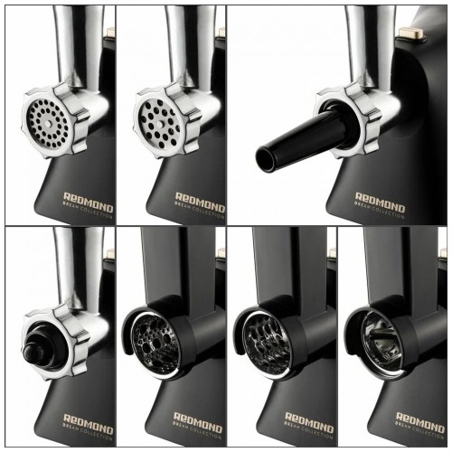 Мясорубка REDMOND RMG-1244-6 (черный/шампань) 2