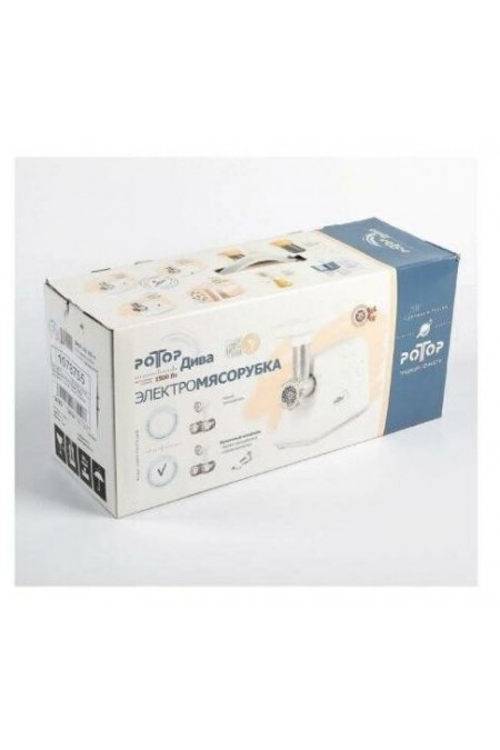 Мясорубка РОТОР Люкс ЭМШ 35/300-3 (белый) 8