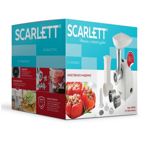 Мясорубка Scarlett SC-MG45M20 (белый) 4