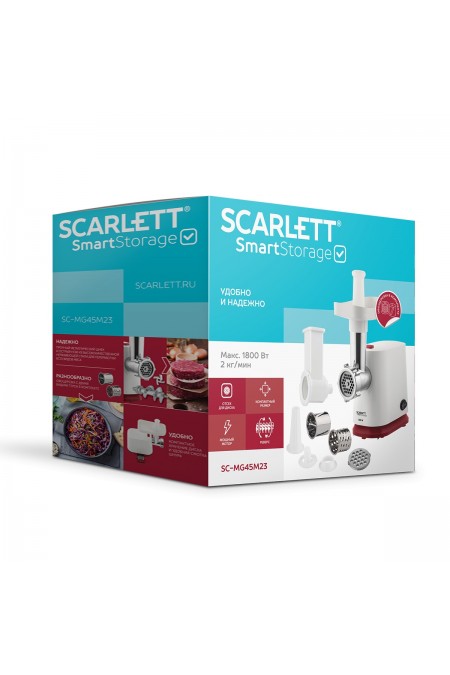 Мясорубка Scarlett SC-MG45M23 (белый) 7