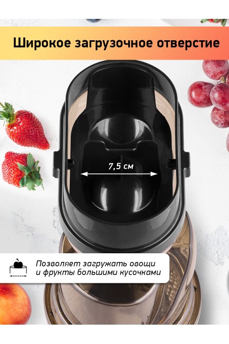 Соковыжималка BBK JCS101 (черный/серый) 2