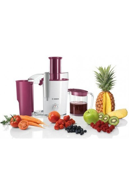 Соковыжималка Bosch MES25C0 (белый/бордовый) 4
