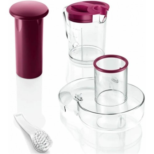 Соковыжималка Bosch MES25C0 (белый/бордовый) 6