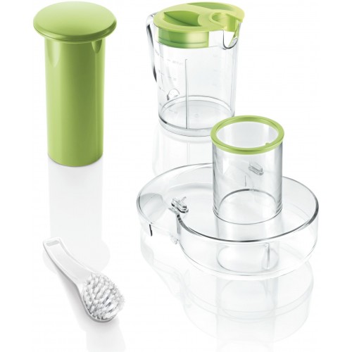 Соковыжималка Bosch MES25G0 (белый/зеленый) 1