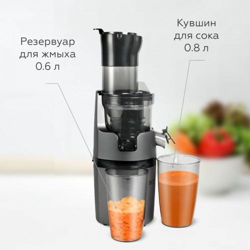 Соковыжималка BQ J2000 (черный/серый) 6