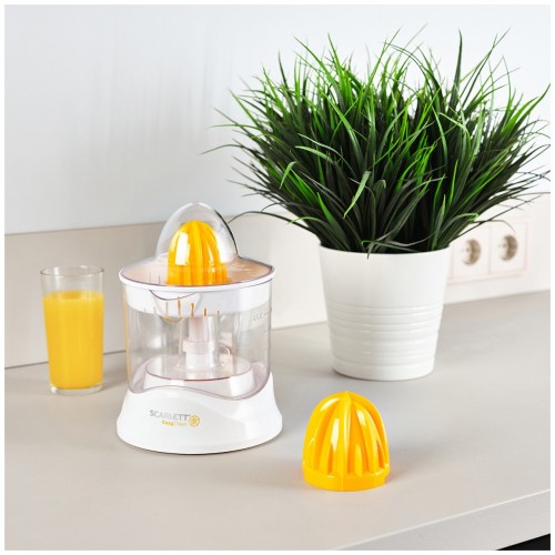 Соковыжималка для цитрусовых Scarlett SC-JE50C02 (белый/желтый) 1