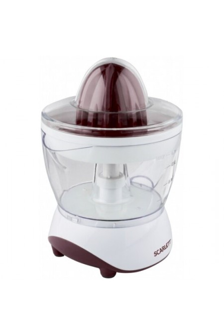 Соковыжималка для цитрусовых Scarlett SC-JE50C06 (белый/бордовый) 