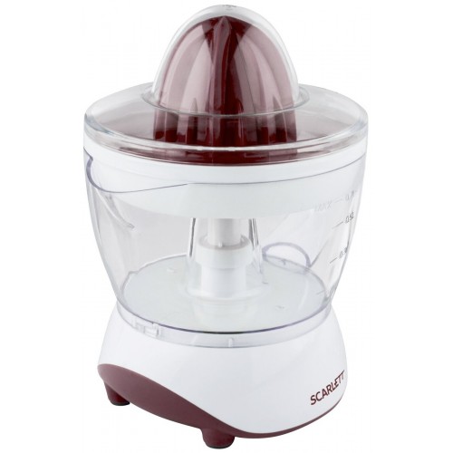 Соковыжималка для цитрусовых Scarlett SC-JE50C06 (белый/бордовый) 1