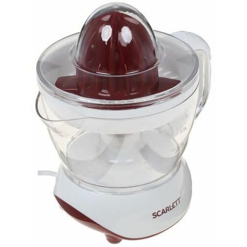 Соковыжималка для цитрусовых Scarlett SC-JE50C06 (белый/бордовый) 4