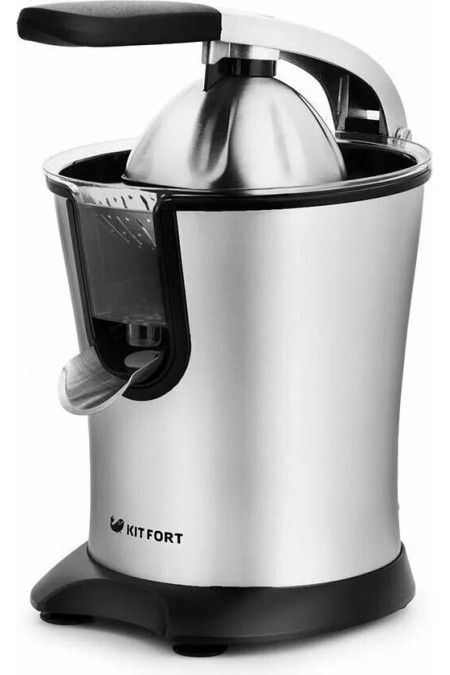 Соковыжималка Kitfort KT-1108 (черный/серебристый) 