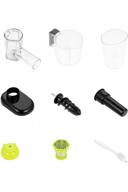 Соковыжималка Kitfort KT-1111-1 (черный/зеленый) 5