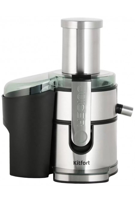 Соковыжималка Kitfort КТ-1120 (серебристый/черный) 1