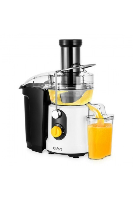 Соковыжималка Kitfort КТ-1145 (белый/черный) 