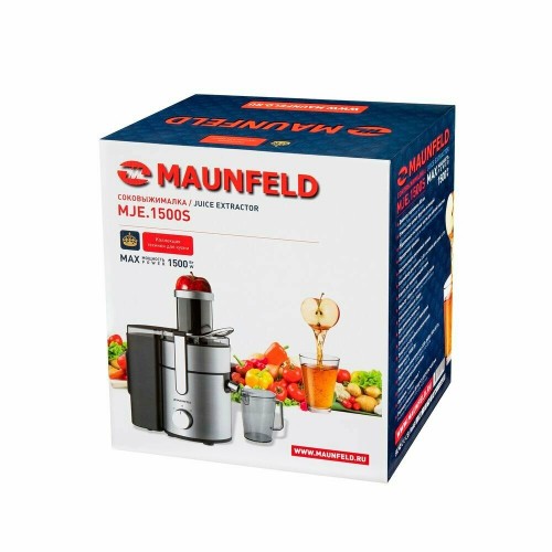 Соковыжималка Maunfeld MJE.1500S (серебристый) 8