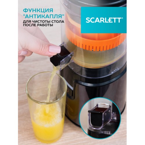 Соковыжималка Scarlett SC-JE50C10 (черный) 2
