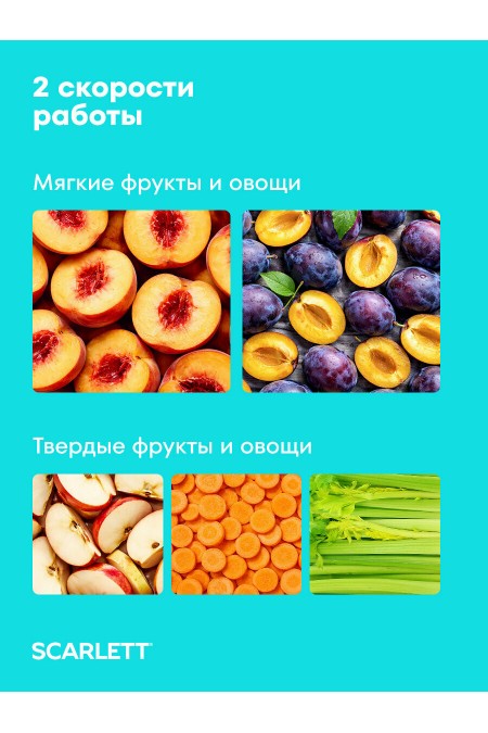 Соковыжималка Scarlett SC-JE50S61 (черный/серебристый) 2
