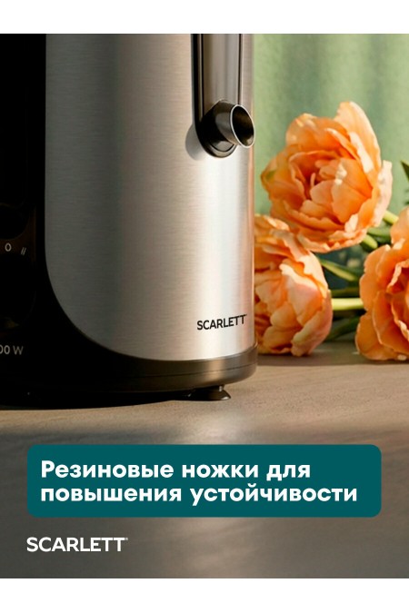 Соковыжималка Scarlett SC-JE50S61 (черный/серебристый) 8