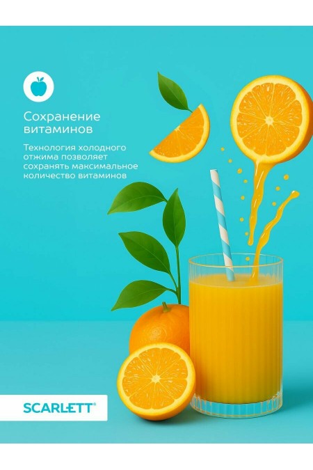 Соковыжималка Scarlett SC-JE50S63 (белый) 2