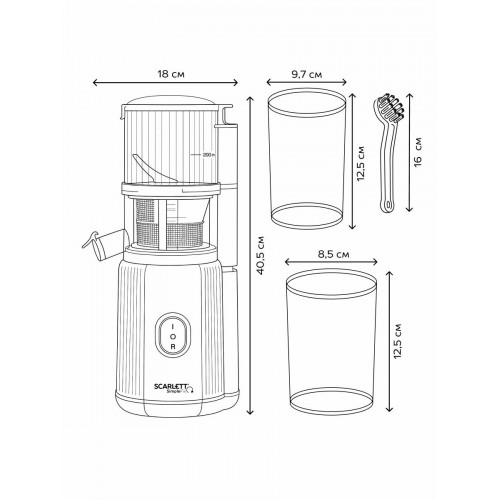 Соковыжималка Scarlett SC-JE50S63 (белый) 8