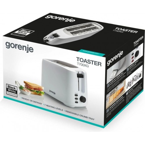Тостер Gorenje T700XG (белый) 6