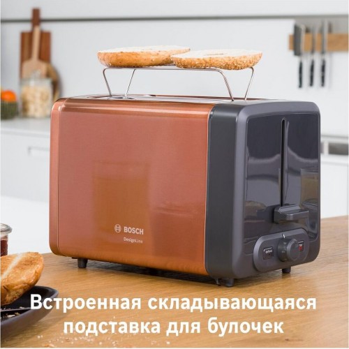 Тостер Bosch TAT4P429 (коричневый/черный) 2