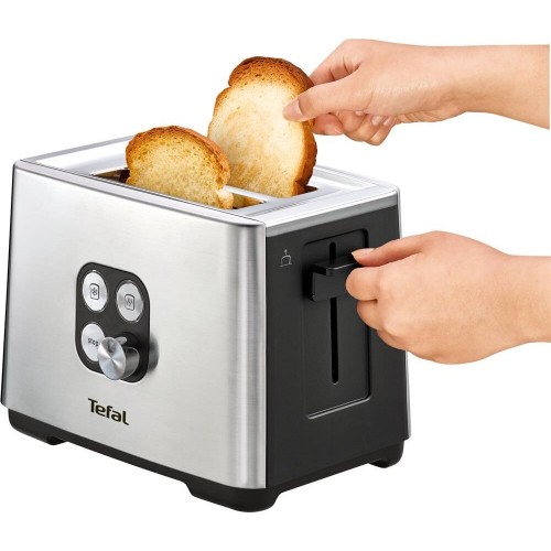 Тостер Tefal TT420D30 (серебристый/черный) 3