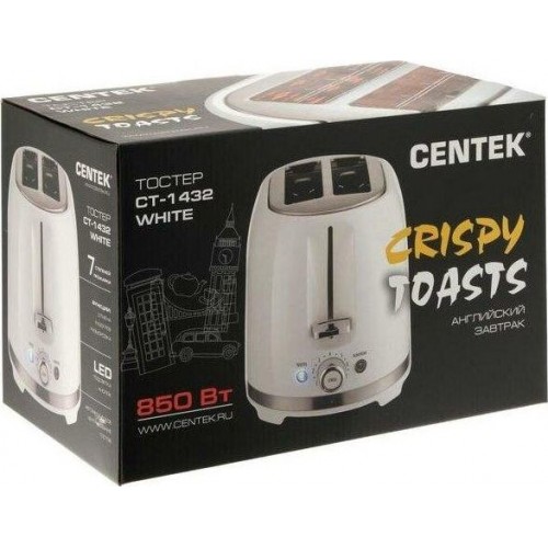 Тостер CENTEK CT-1432 (белый) 10