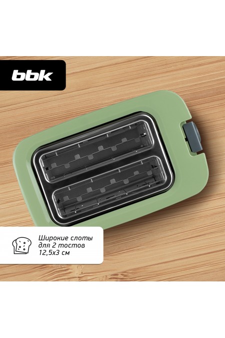 Тостер BBK TR81M (зеленый) 5