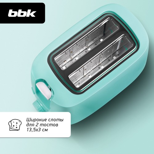 Тостер BBK TR82 (снежная мята) 1