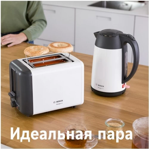 Тостер Bosch TAT3P421 (белый/черный) 4