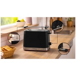 Тостер Bosch TAT4M223 (черный)