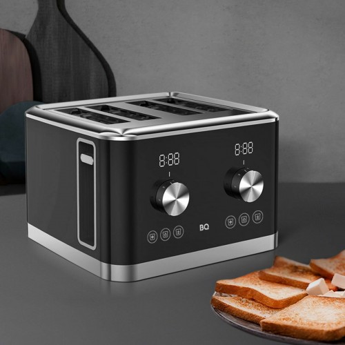 Тостер BQ T4000 (черный/серебристый) 2