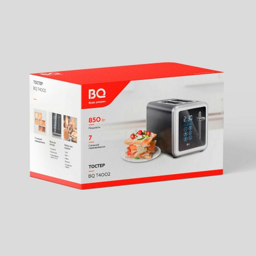 Тостер BQ T4002 (черный/серебристый) 9