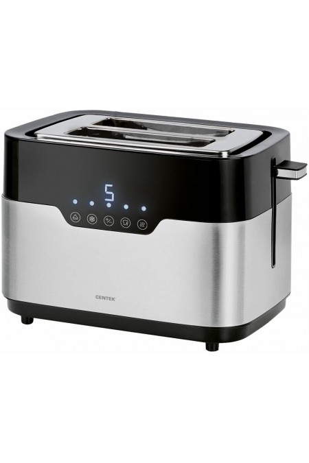 Тостер CENTEK CT-1423 (серебристый/черный) 