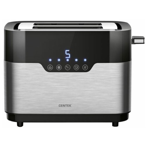 Тостер CENTEK CT-1423 (серебристый/черный) 1