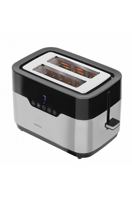 Тостер CENTEK CT-1423 (серебристый/черный) 2
