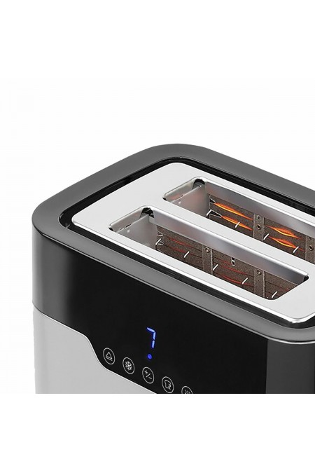 Тостер CENTEK CT-1423 (серебристый/черный) 3