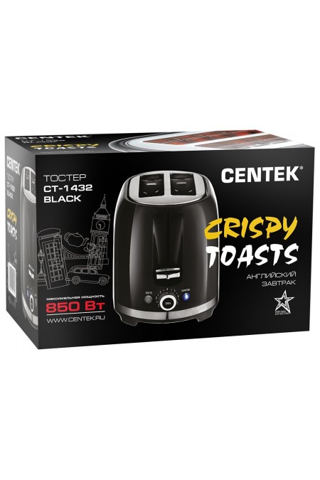 Тостер CENTEK CT-1432 (черный) 8