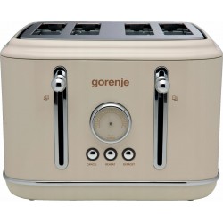 Тостер Gorenje T2300CLIN (бежевый/серебристый)