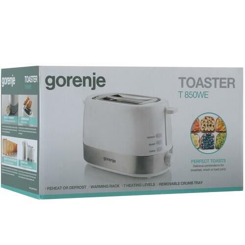 Тостер Gorenje T850WE (белый) 7